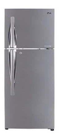 LG 260 litres 3 Star Double Door Refrigerator, Shiny Steel GL-T292RPZY