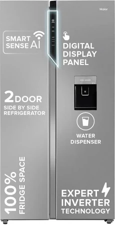 Haier 3 Star Side By Side Refrigerator HRS-682SWDU1