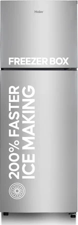 Haier 240L 2 Star Frost Free Double Door Top Mount Refrigerator HEF-252EGS-P