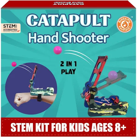 Butterfly Edufields Catapult & Shooter STEM Kit – Fun