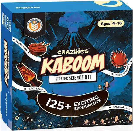 125+ Ultimate Experiment Science Kit with Volcano | Stem.org Certified | DIY Educational Toys & School Project Kit | Learning Toys for Boys & Girls