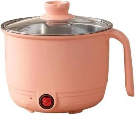 Cloudbliss Electric Cooking Pot, 1.5l Multi Cooker With Concealed Base Electric Pressure Cooker, Food Steamer, Rice Cooker, Slow Cooker, Travel Cooker