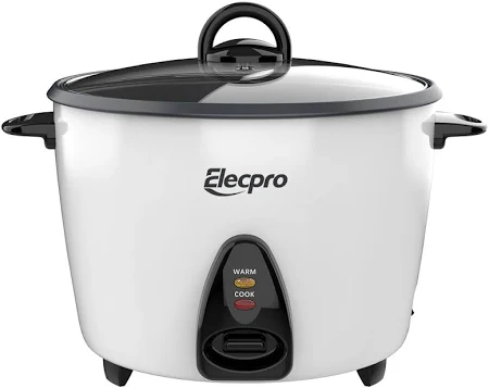 Elecpro 900w Drum Rice Cooker - 6l Capacity With Steamer